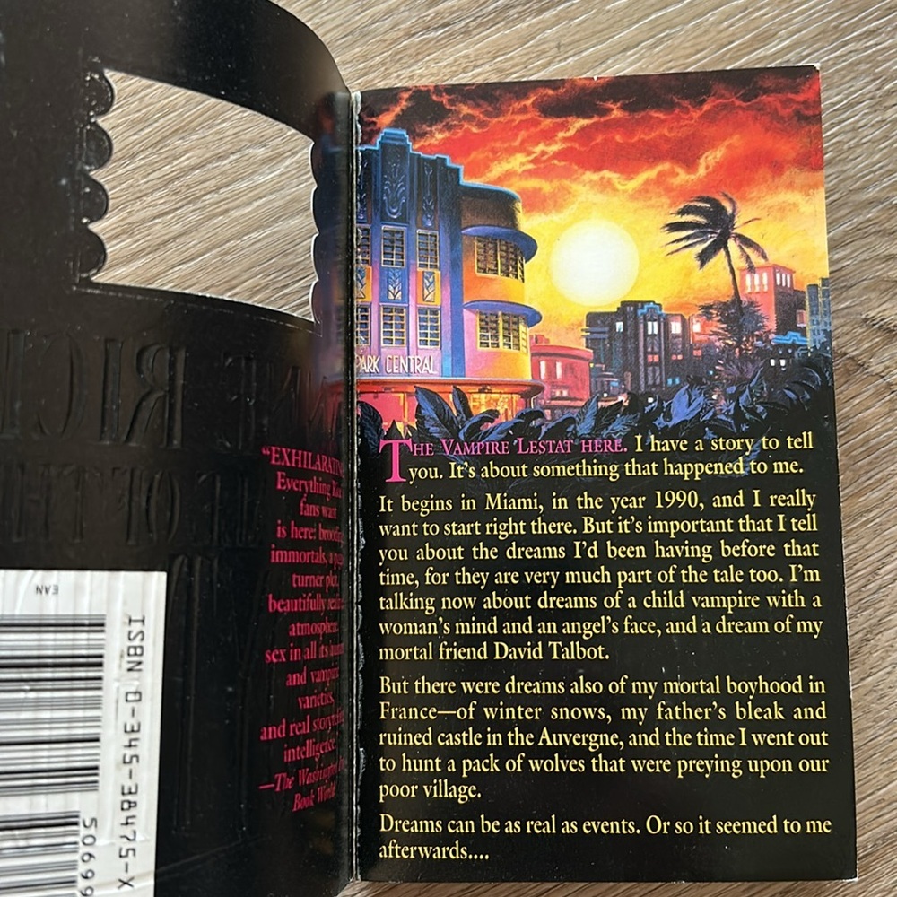 Vintage 1992 Anne Rice The Tale of the Body Thief Paperback Novel StepBack Cover - Picture 4 of 11